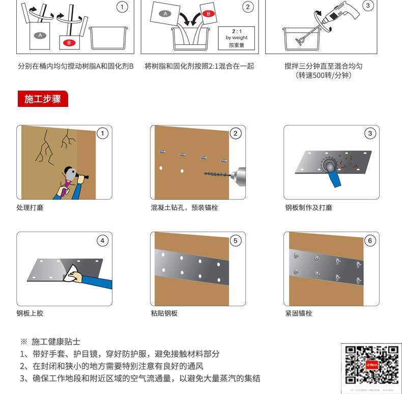 包钢东至粘钢加固施工过程